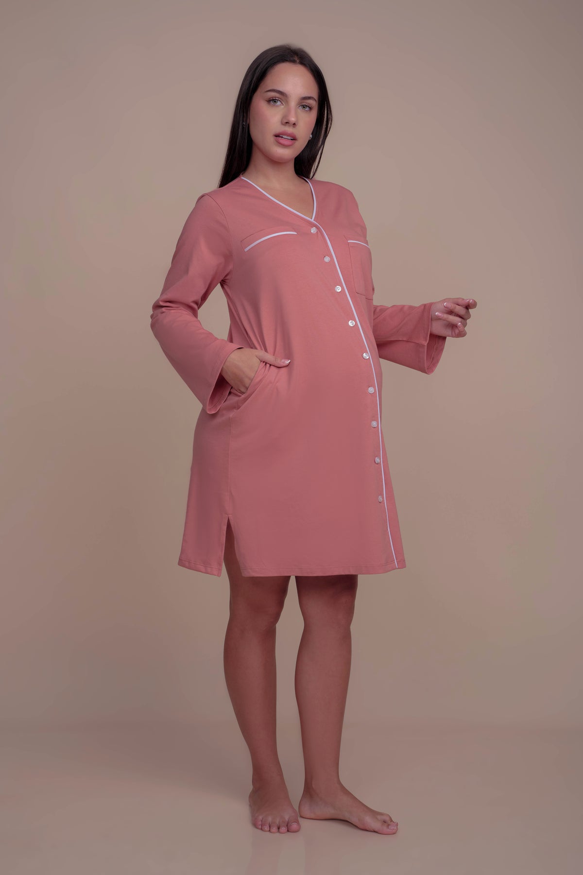 Pijama de Maternidad y Lactancia Darline