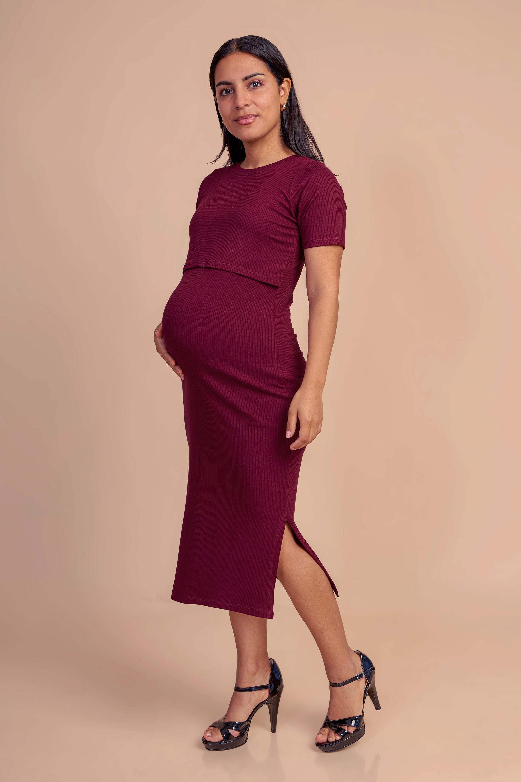 Vestido de Maternidad y Lactancia Gabriela