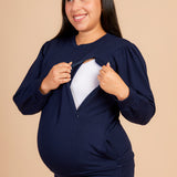 Polera de maternidad y lactancia Sandra