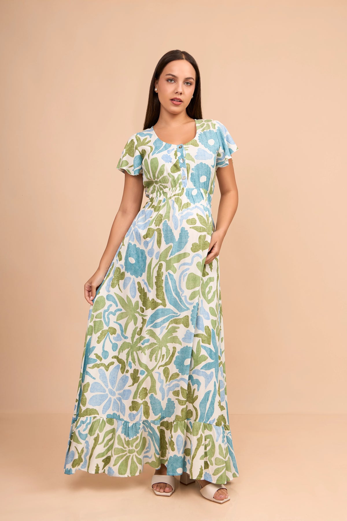 Vestido de Maternidad y Lactancia Roma