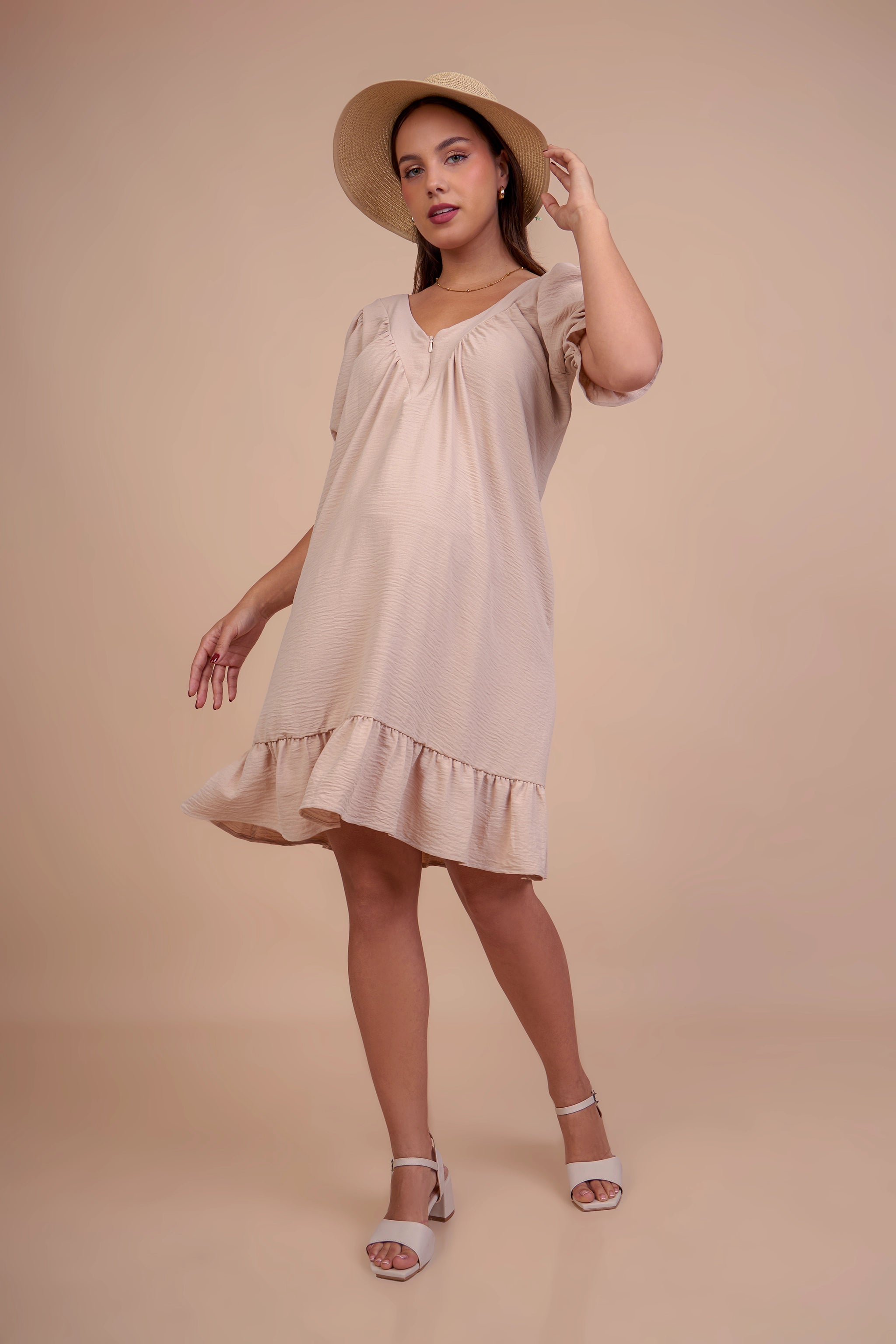 Vestido de Maternidad y Lactancia Alejandra