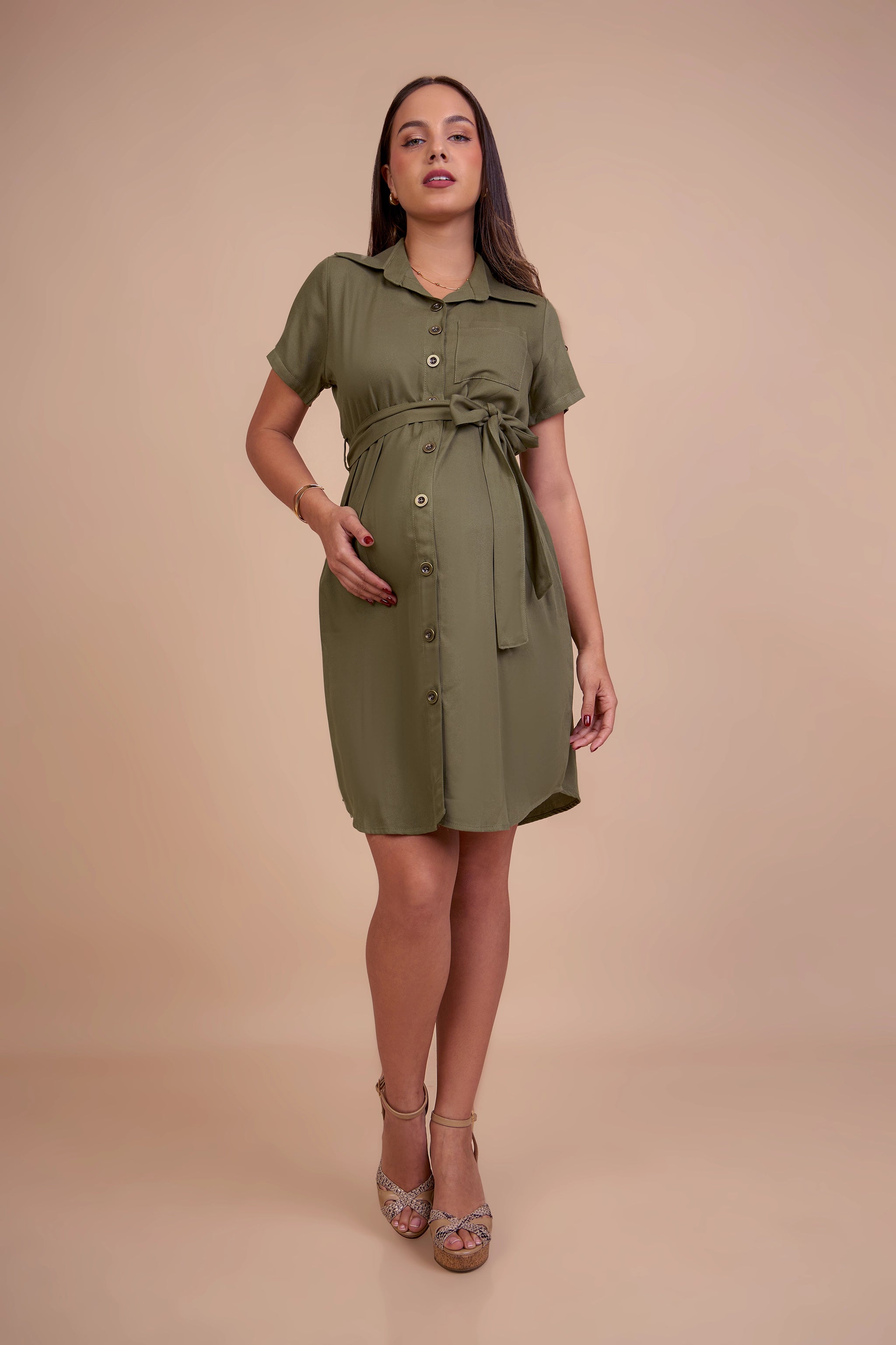 Vestido de Maternidad y Lactancia Elena