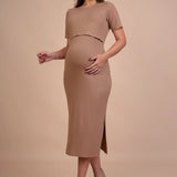 Vestido de Maternidad y Lactancia Gabriela