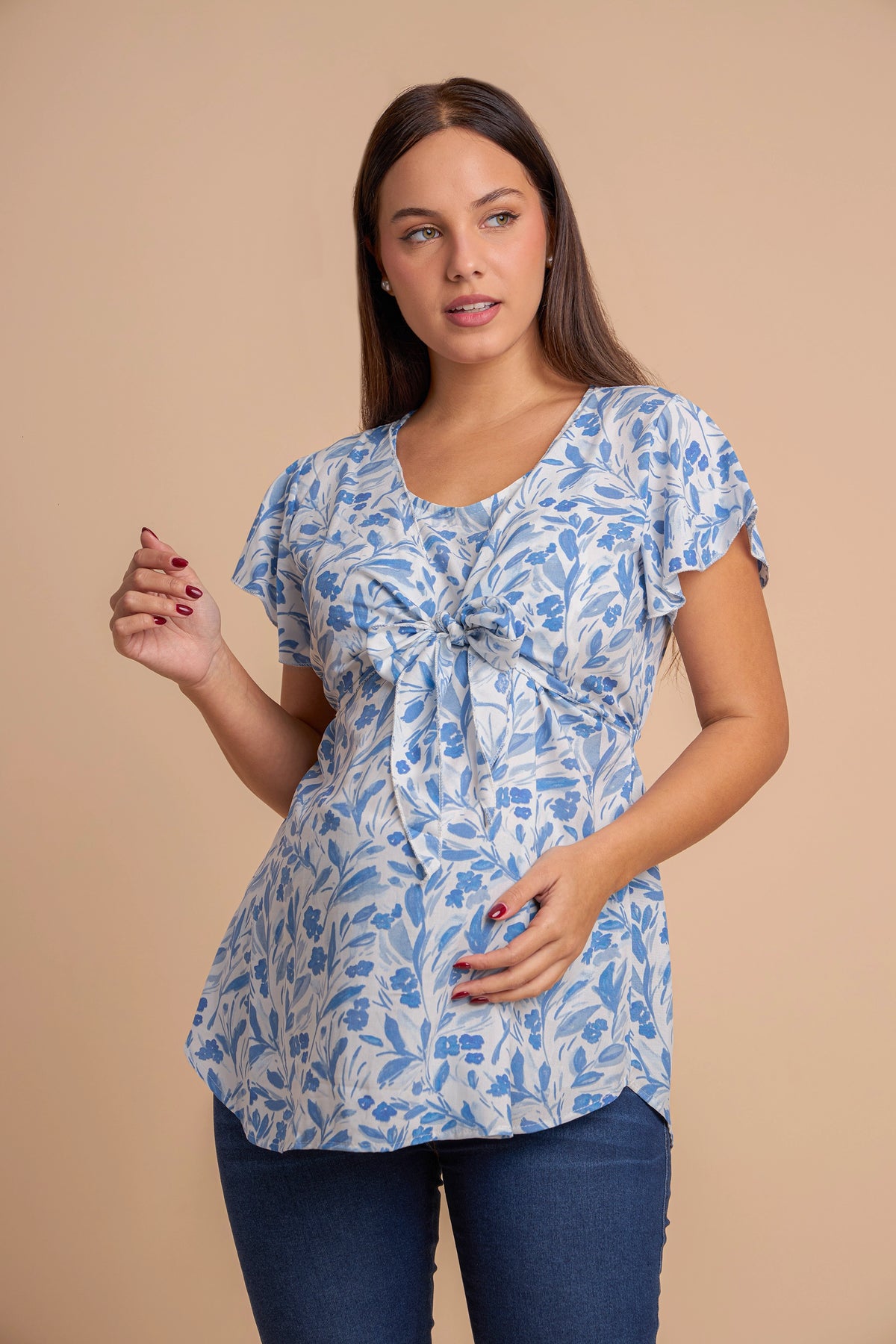Blusa de Maternidad y Lactancia Jazmín