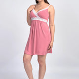 Conjunto Camisón y Bata de Maternidad y Lactancia Narel