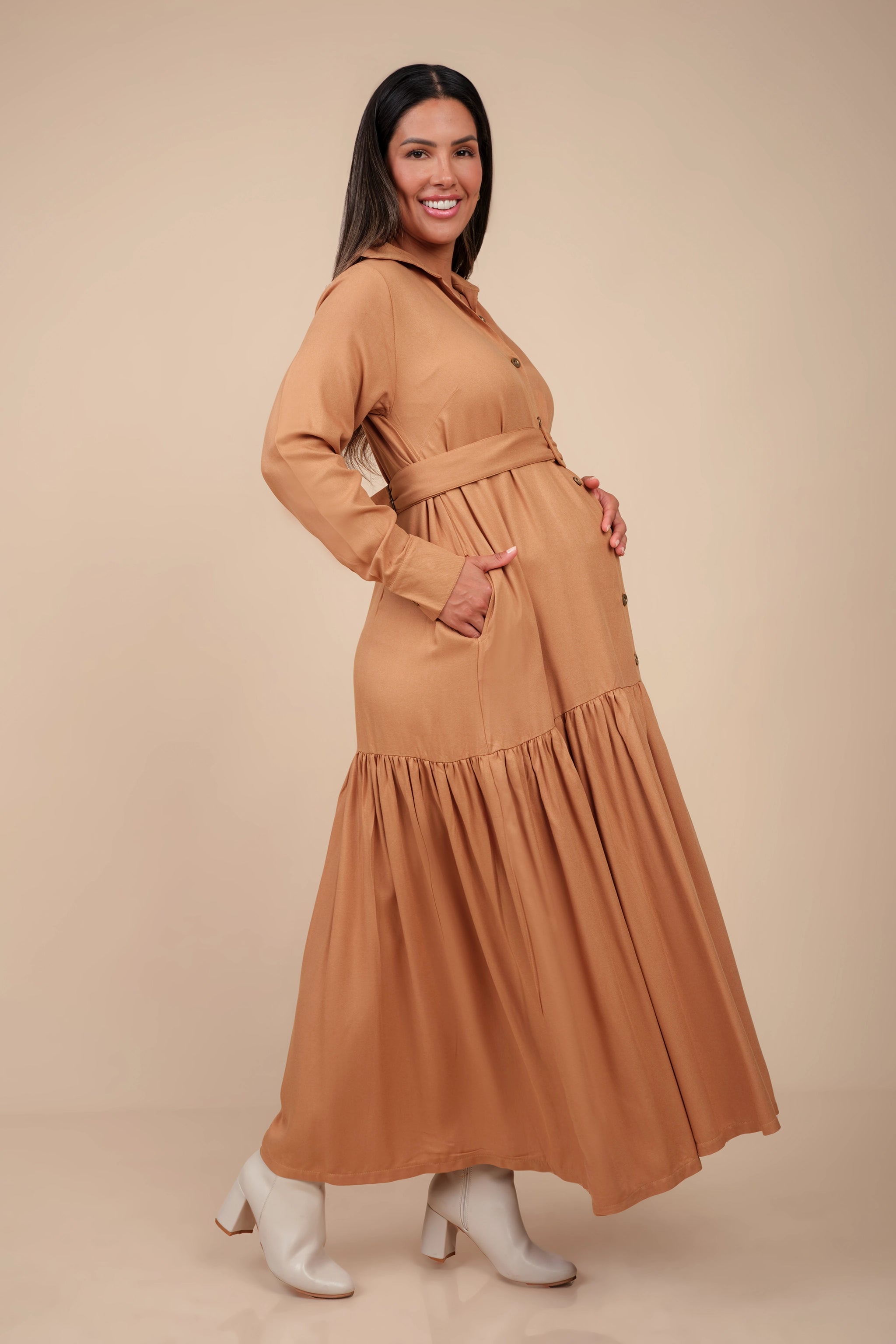 Vestido de Maternidad y Lactancia Sienna