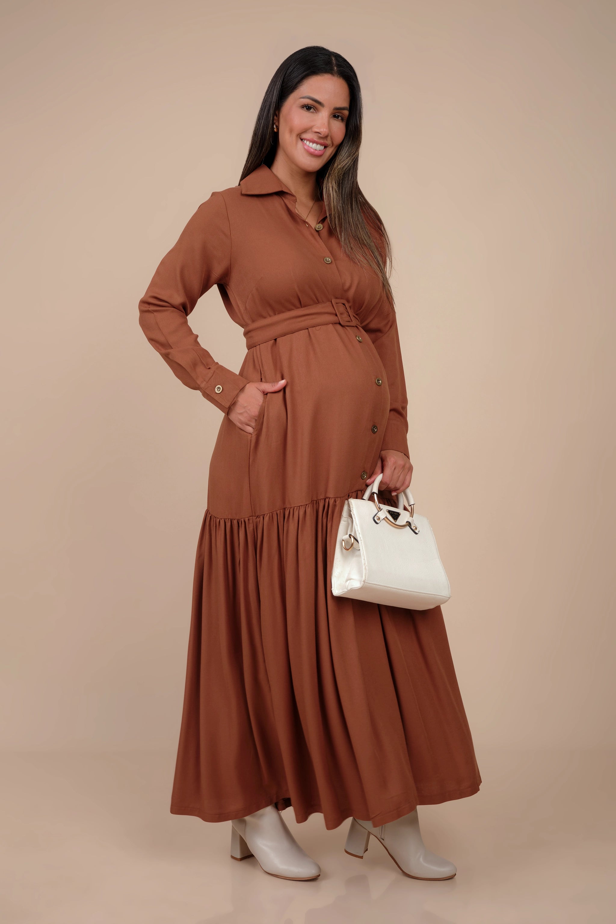 Vestido de Maternidad y Lactancia Sienna