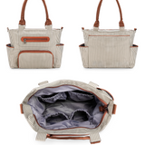 Bolso Pañalero Multifuncional 6 Piezas