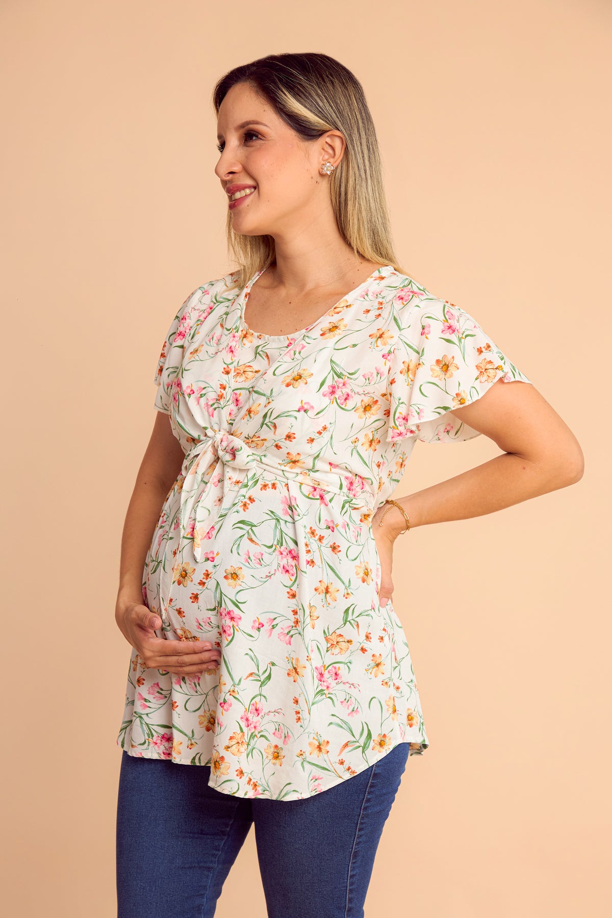 Blusa de Maternidad y Lactancia Jazmín