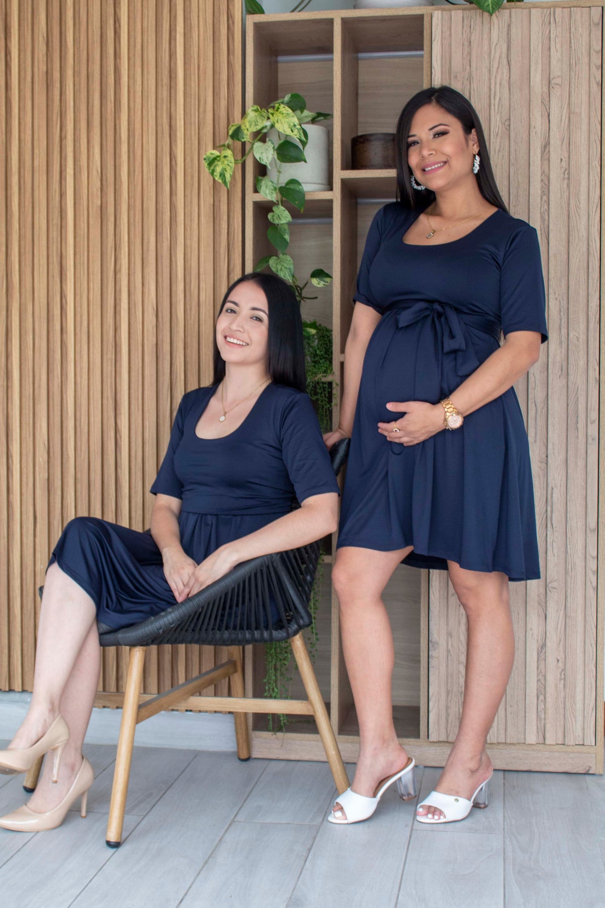 Vestido-maternidad-lactancia-Mabel-azul