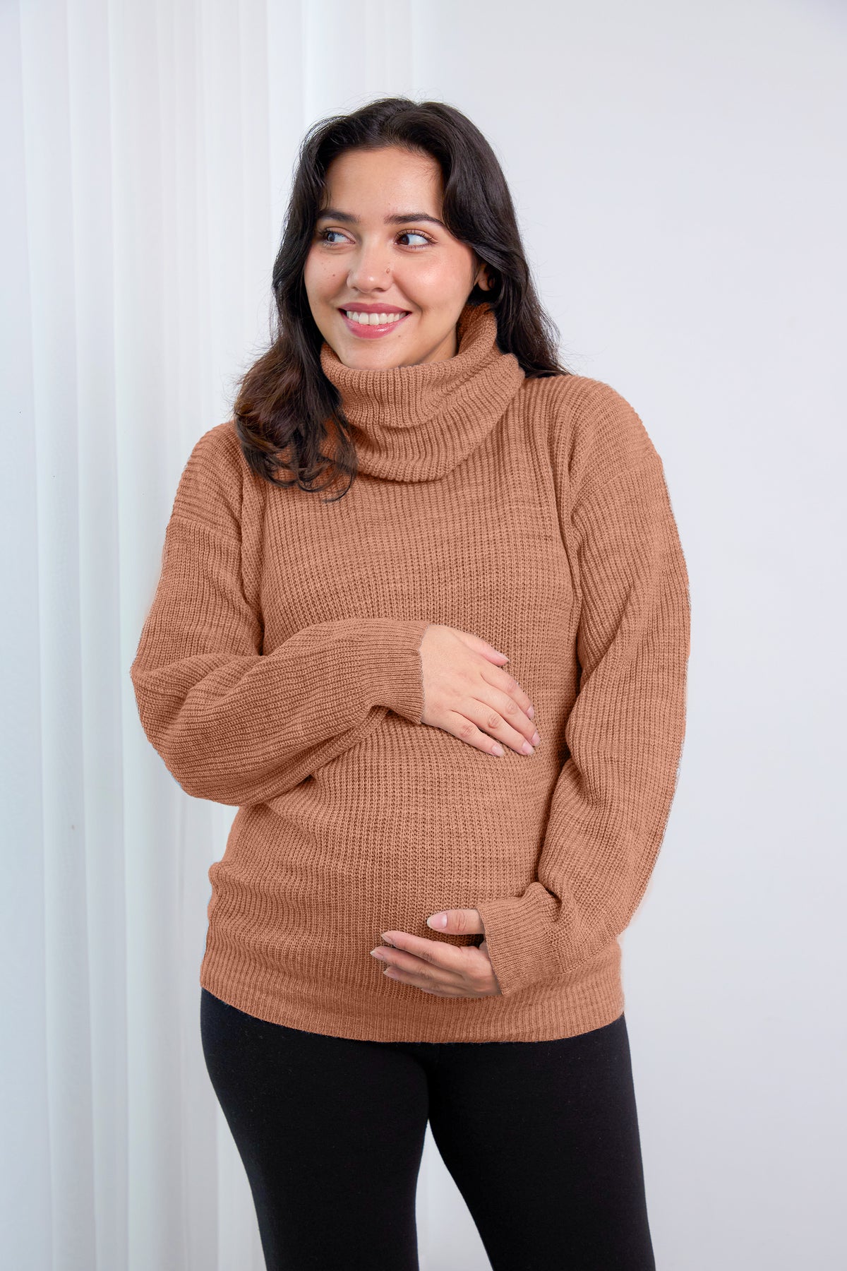 Chompa Tejida de embarazo Julia Margi Moda en Maternidad