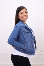 Casaca Jean Arya Azul