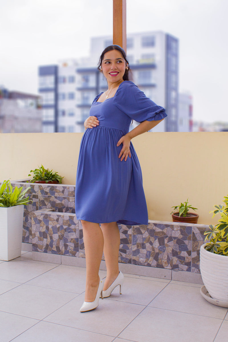 Vestido Ximena Cobalto