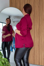 Blusa Silvia vino