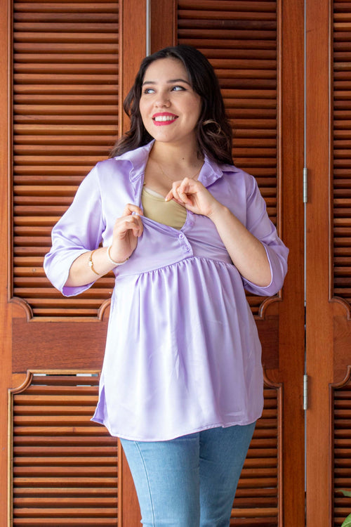 Blusa Silvia lila