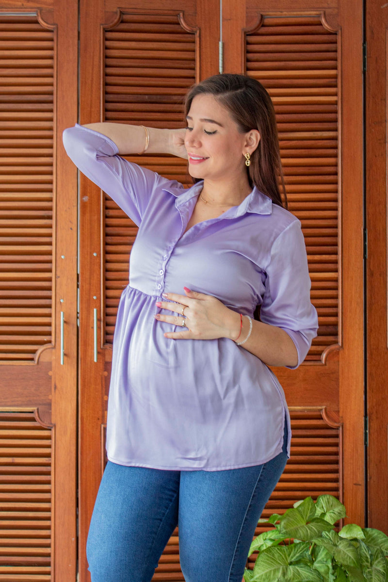 Blusa Silvia lila