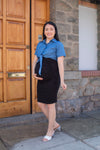 Crop Cloe Azul Chambray